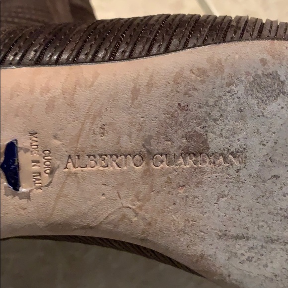 Brown over the knee boots - Picture 2 of 8